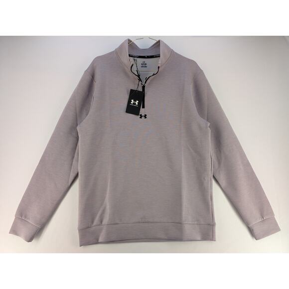 NWT Under Armour Men's UA Drive Midlayer Pullover in Tetra Grey size Small - Picture 3 of 7